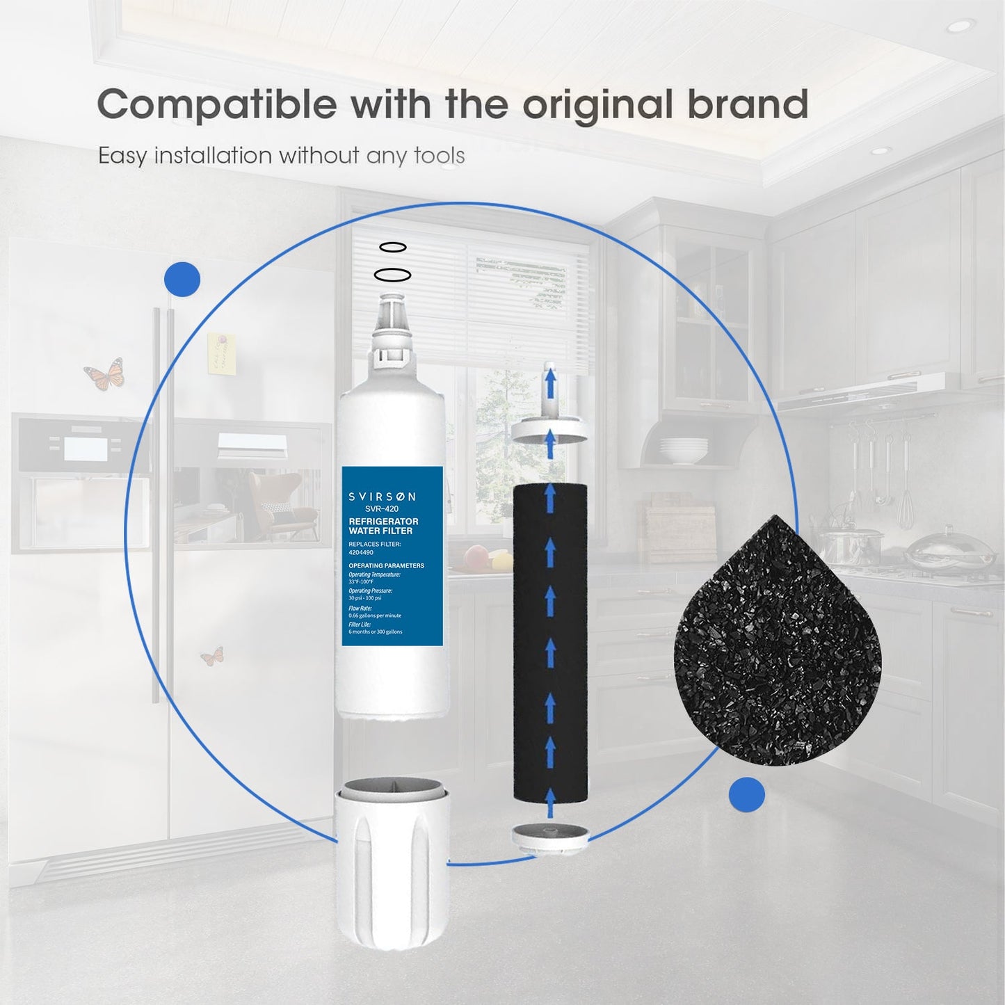 4204490 Water Filter + 7042798 Air Filter Combo | SVIRSON®