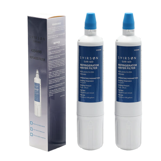 4204490 Water Filter Replacement 2 Pack | SVIRSON®