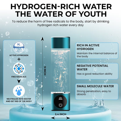 Hydrogen Water Bottle Svirson 3000ppb High-Concentration